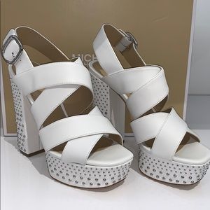 Mila Studded Leather Platform Sandal
